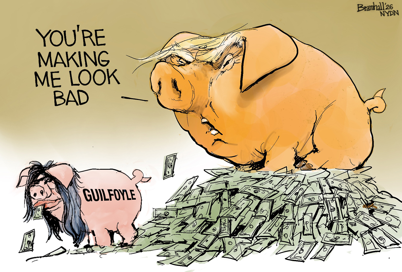 Political cartoon