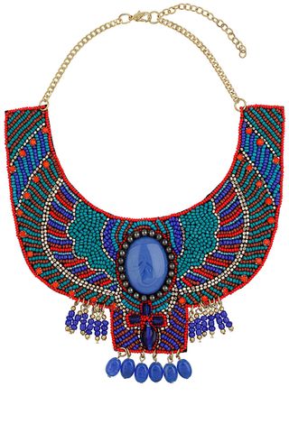 Miss Selfridge Ethnic Beaded Collar Necklace, £22