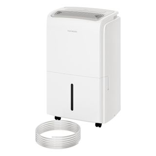 Homelabs 4000 Sq. Ft. Dehumidifier With Pump - Ideal for Large Rooms, Home Basements and Whole House - Powerful Moisture Removal and Humidity Control - 50 Pint Capacity