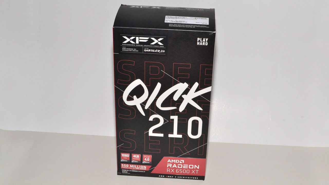 Radeon RX 6500 XT XFX card photos