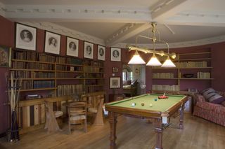 The billiard room at Voewood. ©June Buck/Country Life