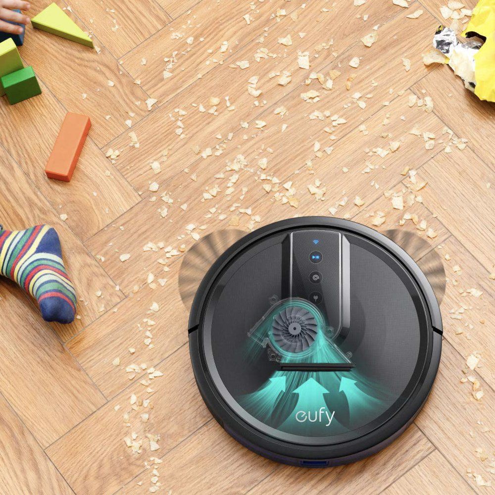 Clean up during the holidays with the Eufy RoboVac 35C robot vacuum