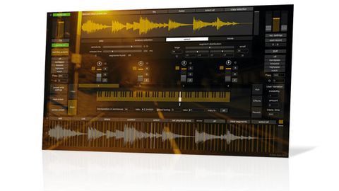 V2 adds separate pitch controls for each device, a new multieffects section, a global reverb and manual segment editing