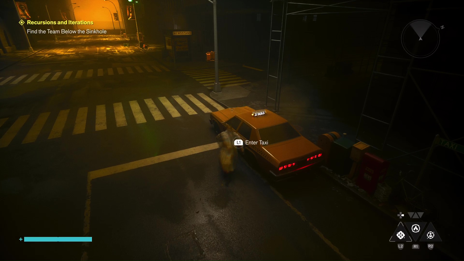 The Downtown Taxis in Control Resonant have inconsistent lights