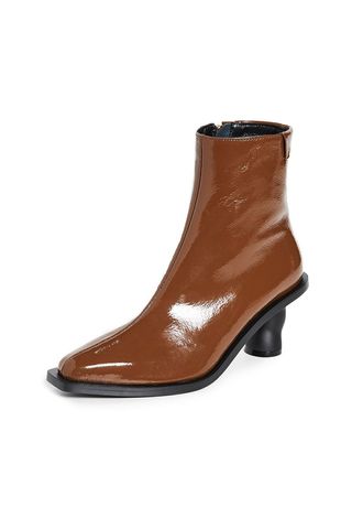 Wave Heel Ankle Boots