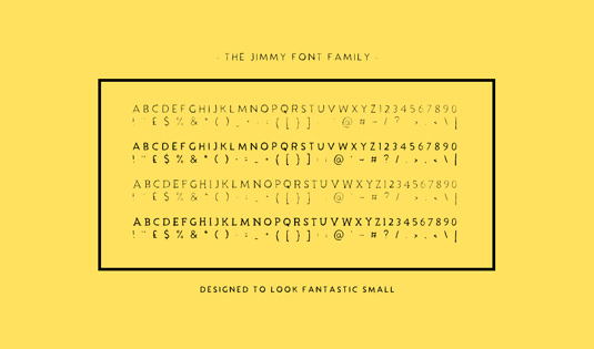 Free font: Jimmy