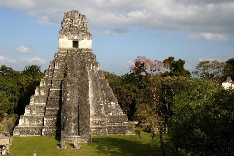 Jaguar temple in Tikal, Guatemala