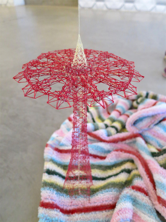 thread sculptures