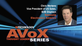 Chris Mertens, Vice President of US Sales, B2B Displays at Samsung Electronics America