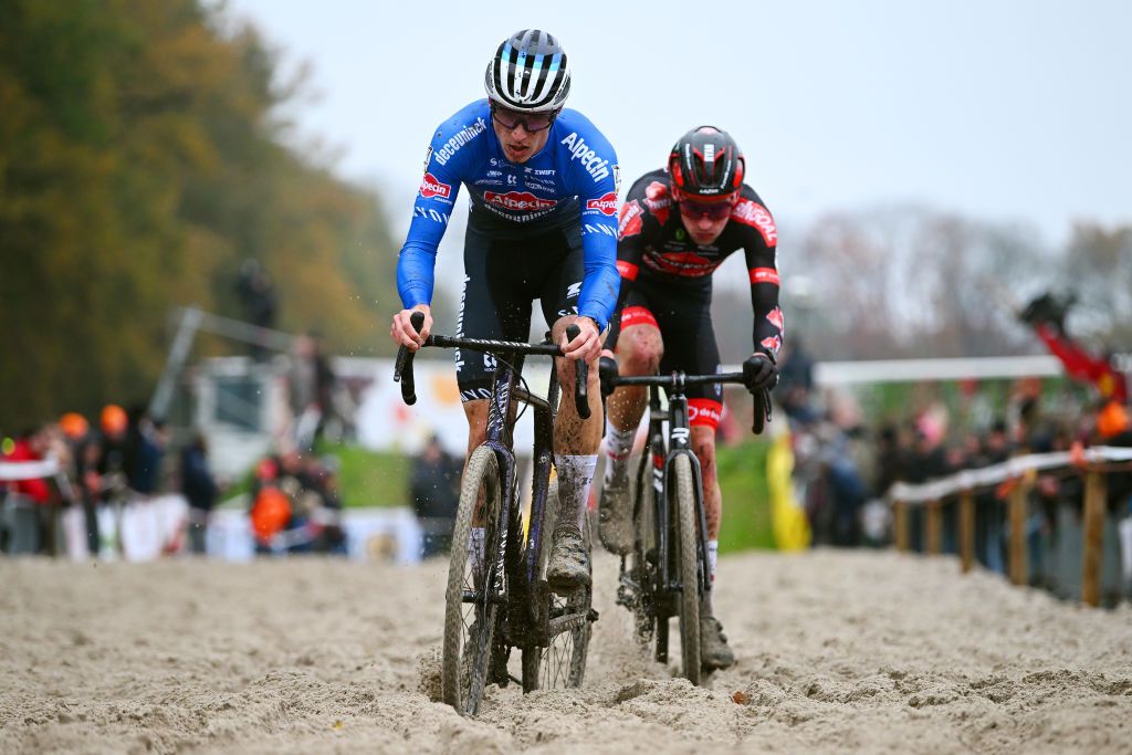 RIJKEVORSEL BELGIUM NOVEMBER 19 Niels Vandeputte of Belgium and Team AlpecinDeceuninck competes during the 36th Superprestige Merksplas 2022 Mens Elite Superprestige2023 CXWorldCup CycloCross on November 19 2022 in Rijkevorsel Belgium Photo by Luc ClaessenGetty Images