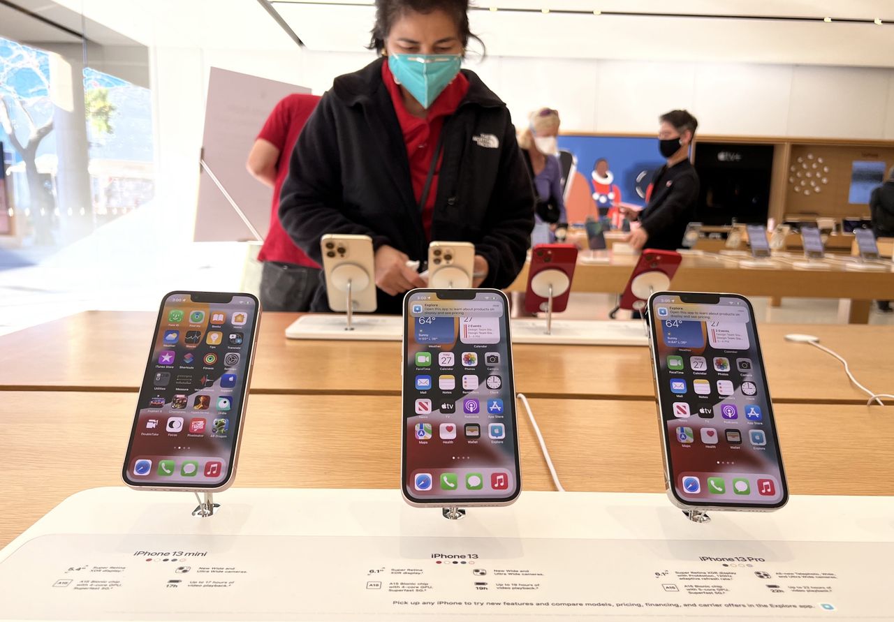 An Apple store in Corte Madera, California