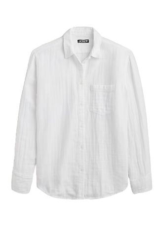 Garçon Classic Shirt in Cotton-Linen Blend Gauze