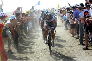 Fabian Cancellara (Saxo Bank) believes the universe was paying him back on stage three for giving up the jersey a day earlier.