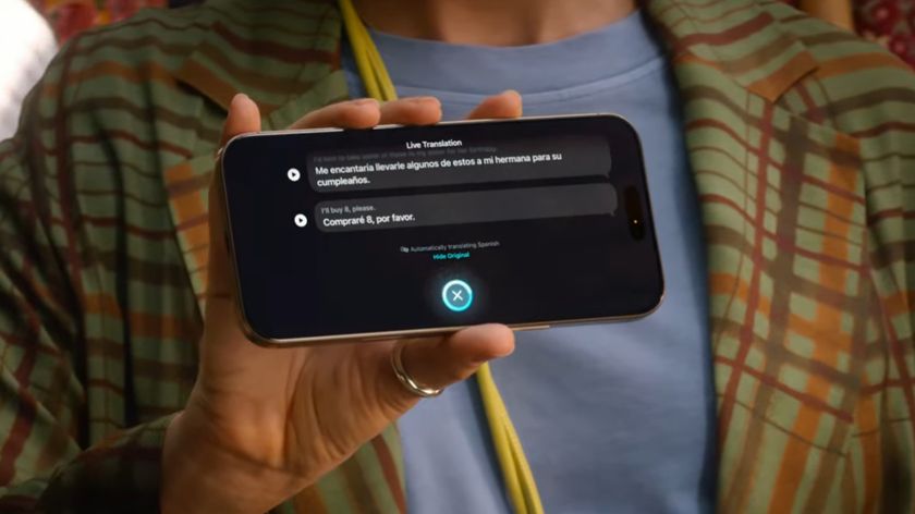 Screenshot from Apple&#039;s September 2025 event