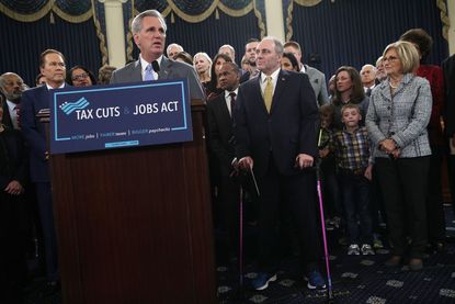 House Minority Leader Kevin McCarthy discusses Tax Cuts & Jobs Act.