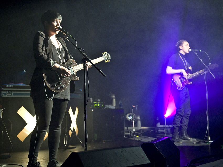 The XX on stage earlier this year.