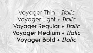 Voyager font