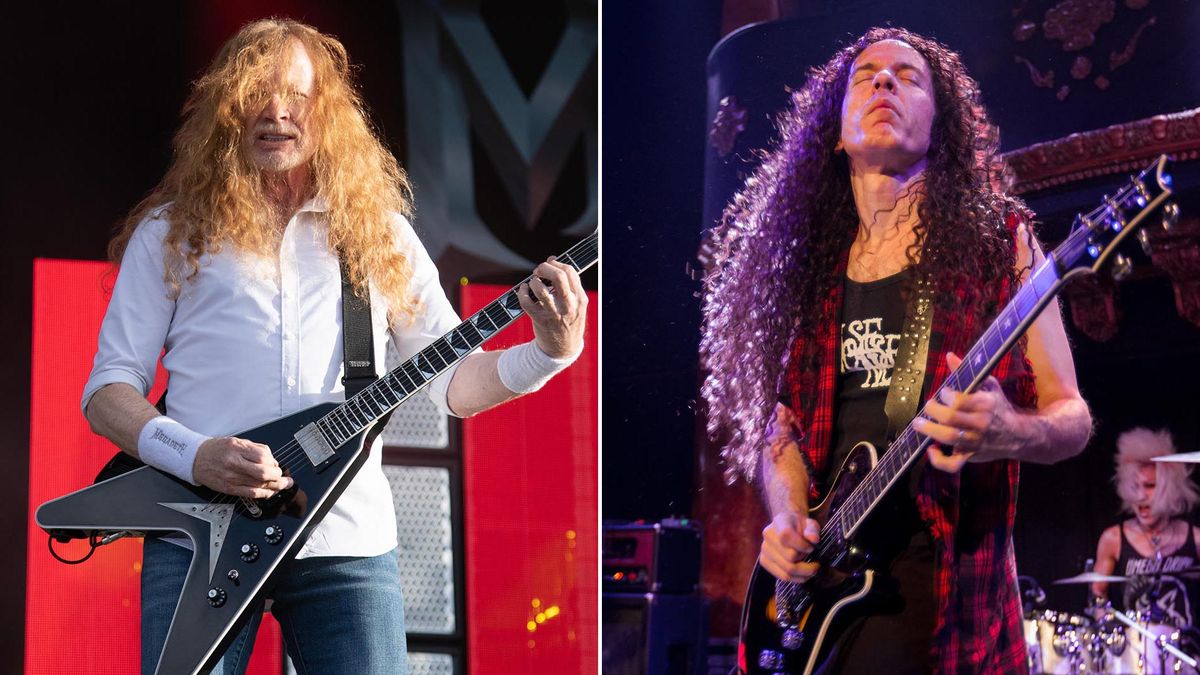 [L-R] Dave Mustaine and Marty Friedman