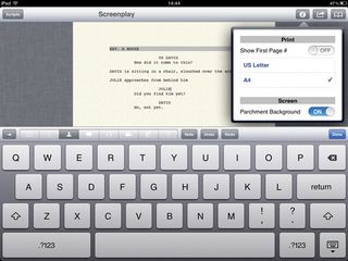 Write screenplays anywhere with this clever scriptwriting software