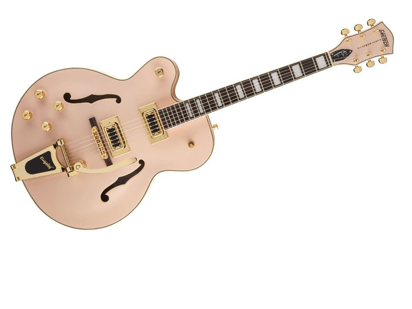 With Bigsby vibrato, left-handed model