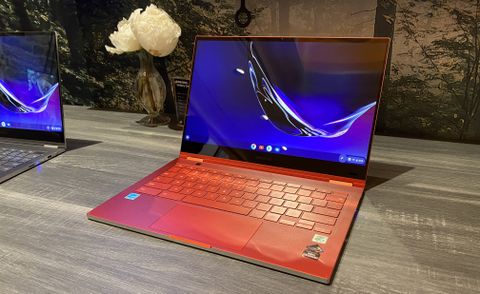 Samsung launches vivid crimson Galaxy Chromebook