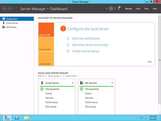 Server Manager is the heart of Windows Server 2012