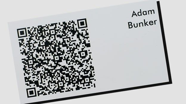QR code business cards