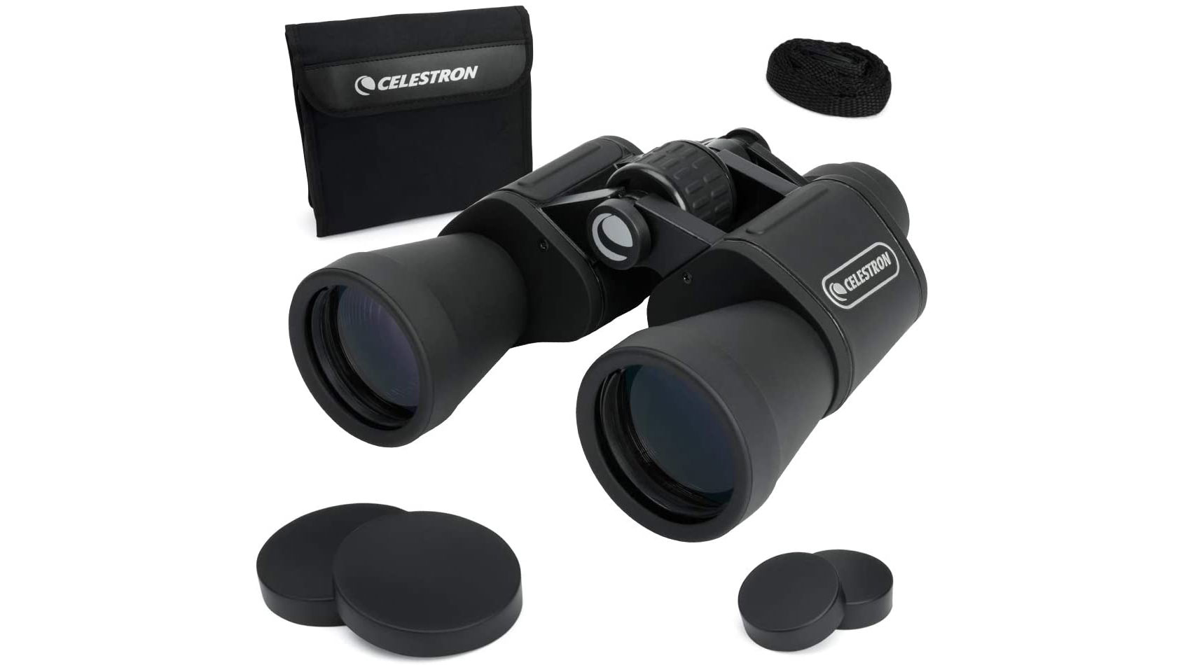 Celestron UpClose G2 10x50 binoculars product shot on white background