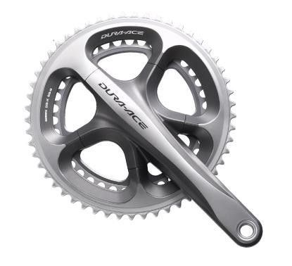 The new crankset is claimed to be 20 percent stiffer