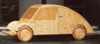 A full-scale wooden model made in 1987