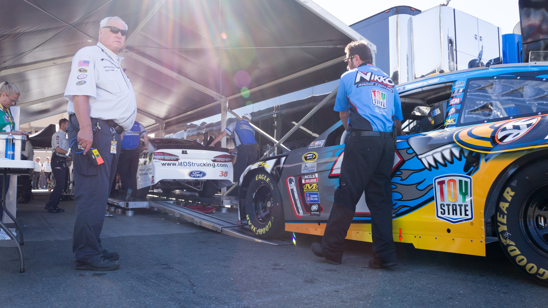 NASCAR inspection