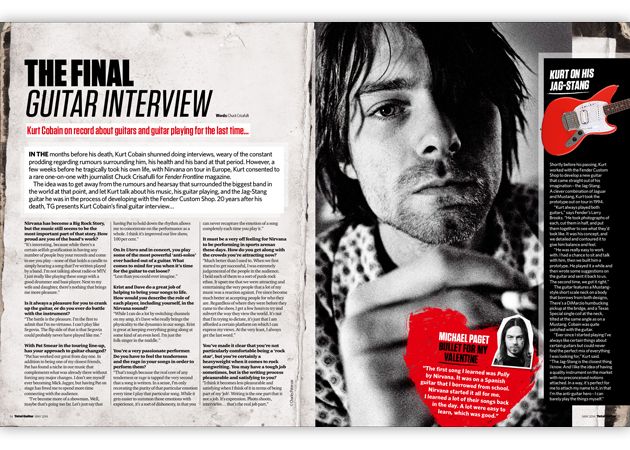 Kurt Cobain's final guitar interview...
