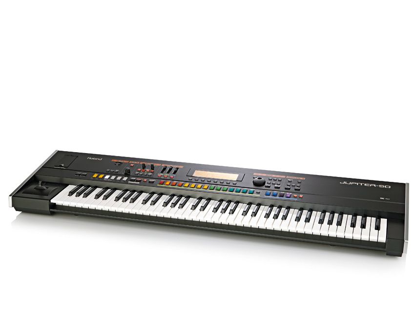 The Jupiter-50's new monochrome screen cuts back on the control of its big brother, the JP-80.