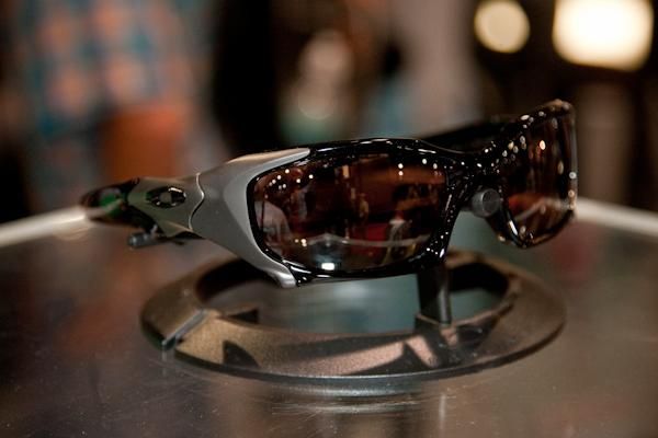 Pit Boss is another model in Oakley's premium Elite line with a moulded O Matter frame and custom formed titanium outer plates.
