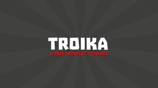 Free font: Troika