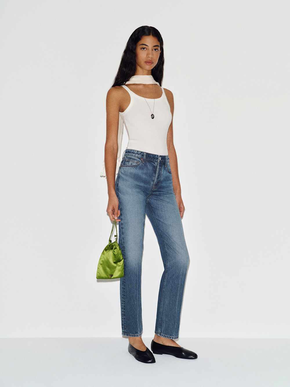 Cynthia High Rise Straight Jeans