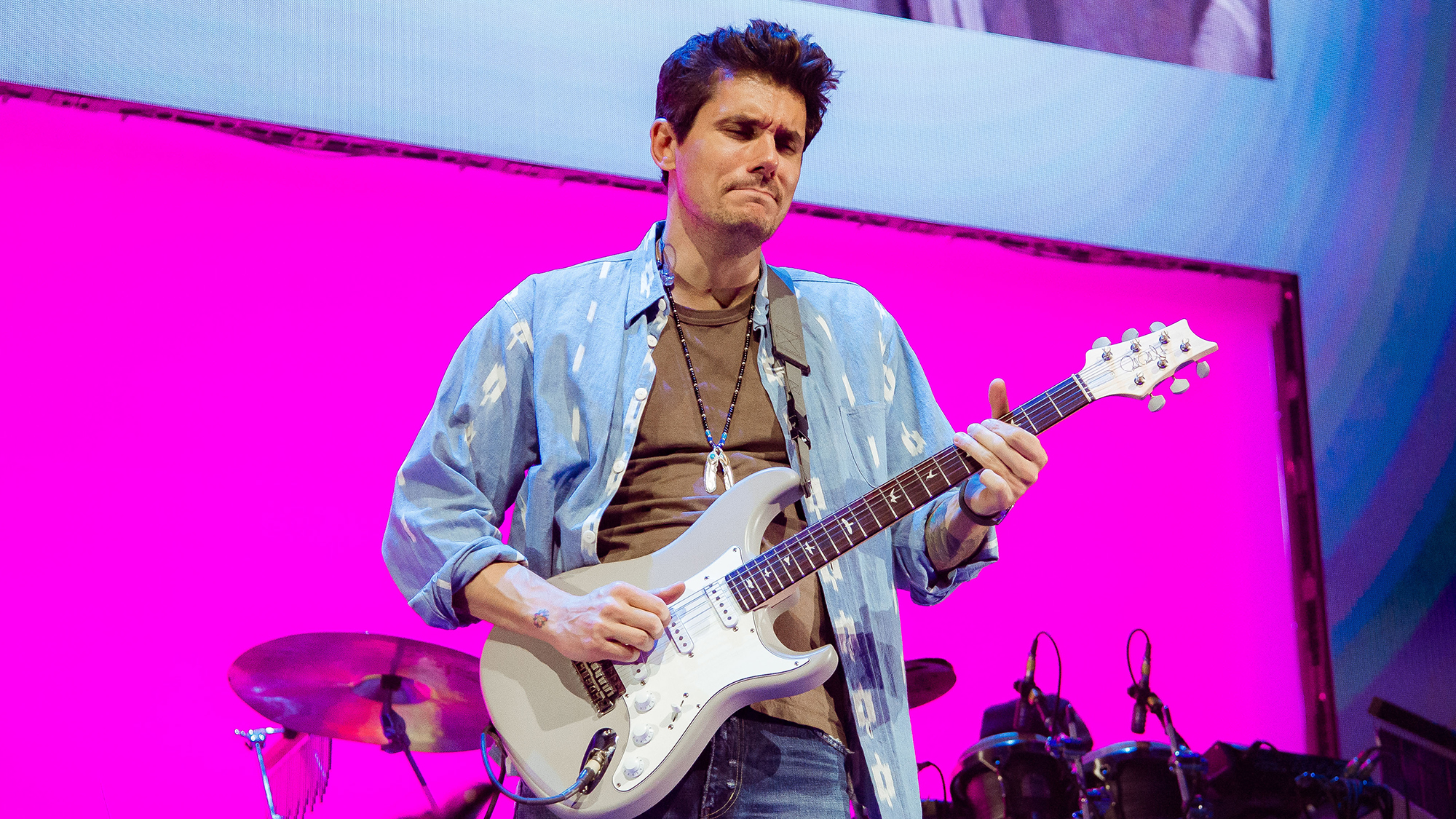 John Mayer performs onstage at The O2 Arena on October 13, 2019 in London, England