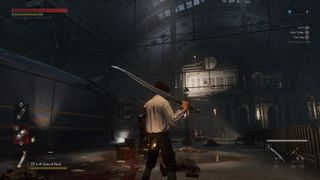 Lies of P in-game screenshot of the Krat train station