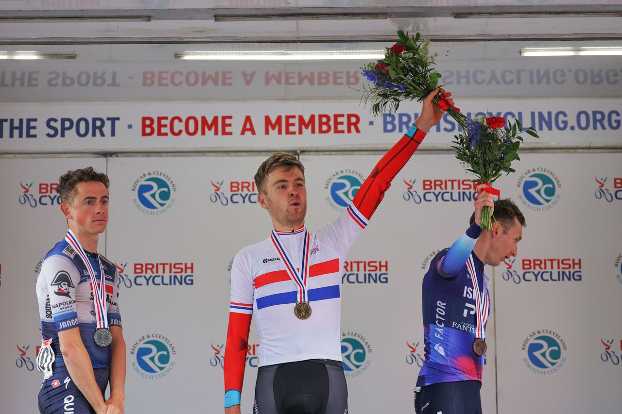 Fred Wright wins the British National Road Championships