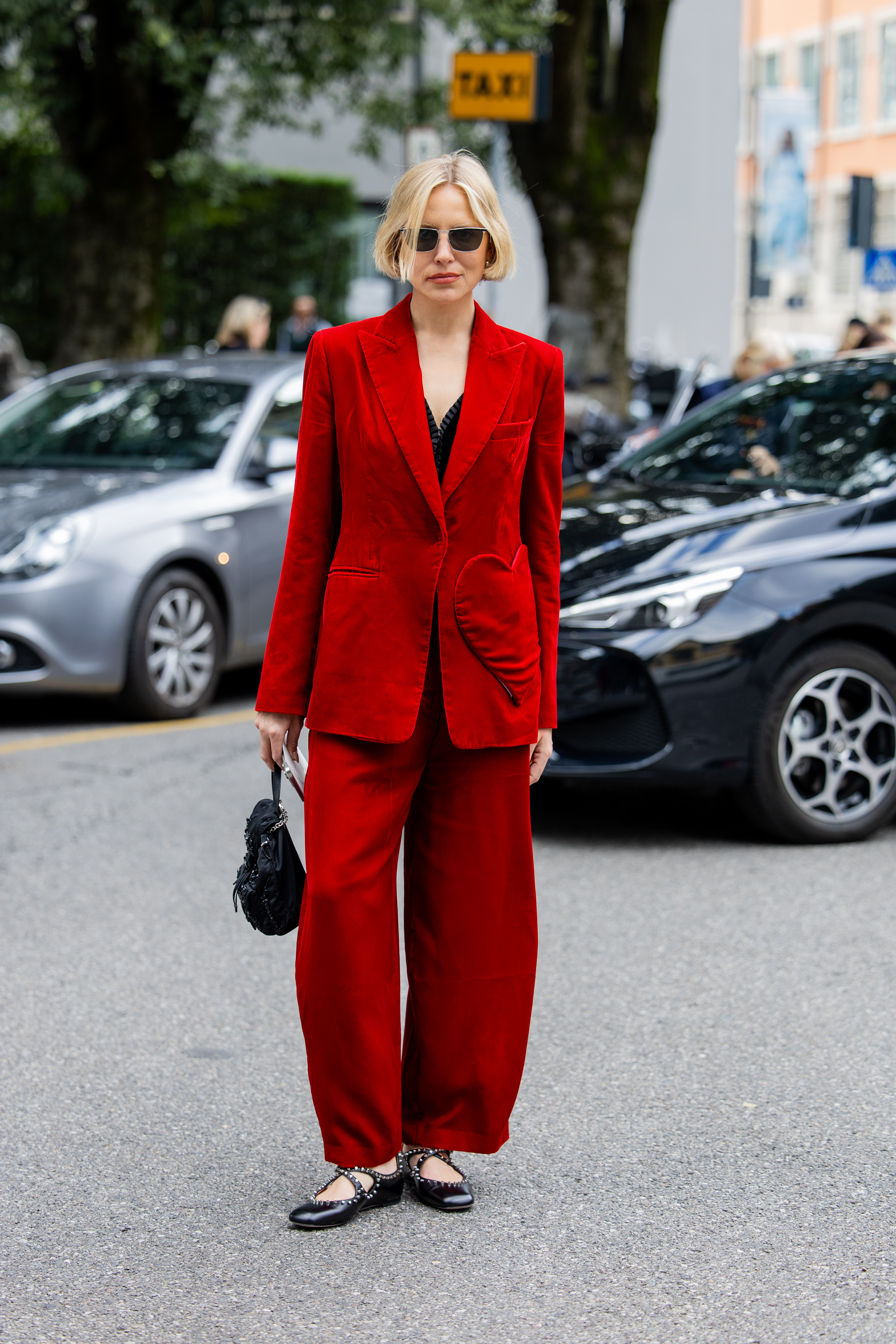 street style looks during milan fashion week september 2025
