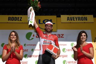 Thomas De Gendt earned the prize for Most Combative during stage 14 at the Tour de France