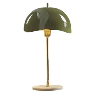 Wavy Dome Table Lamp - Khaki