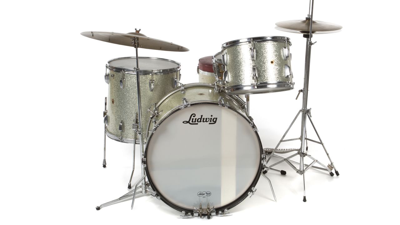Ludwig Silver Sparkle kit played at numerous concerts and in studio as a member of The Jimi Hendrix Experience (estimate: $60,000-$80,000).