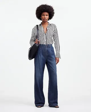 madewell, o jeans de perna larga Harlow