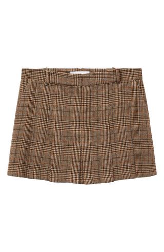 Glen Plaid Miniskirt