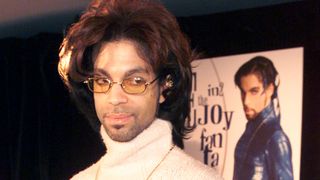 Prince at a press conference where he officially changed his name from the Artist back to Prince. 5/16/00 Photo by Scott Gries/ImageDirect