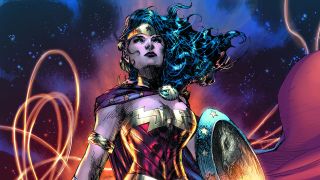 Wonder Woman 75th anniversary artwork by Jim Lee