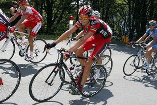 Alessandro Ballan (BMC) took an easier day after his breakaway on stage 15