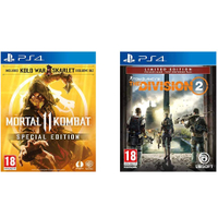 Mortal Kombat 11 Special Edition | Tom Clancy's The Division 2 Special Edition | PS4 | Physical Edition | £39.99 at Amazon