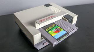 The NESPi 4 case from Retroflag complete with a removable cartridge that holds an SSD